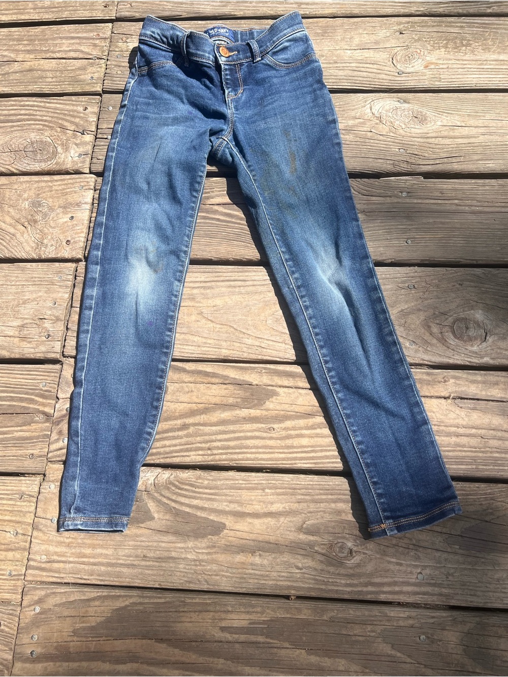 OLD NAVY girls size 8 Classic Blue Women's Stretch Skinny Jeans